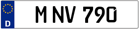Truck License Plate